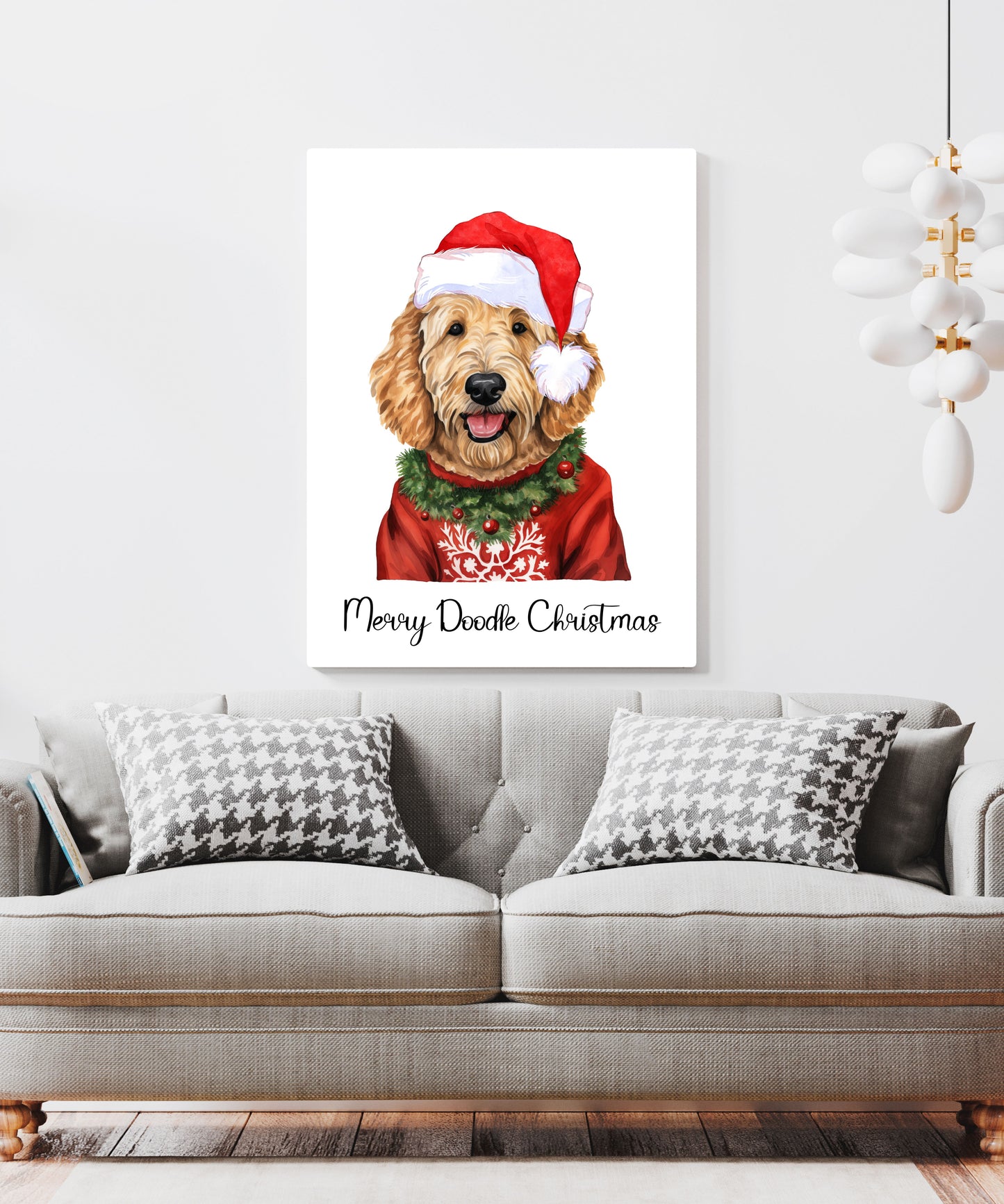 Canvas Wall Art - Merry Doodle Christmas